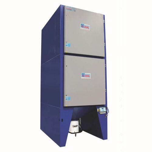 Aspiratore di fumo da terra - Iperjet DF MAX TC TRU series - CORAL - ad uso industriale / a cartuccia / a filtri autopulenti
