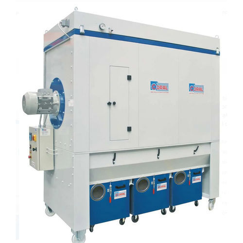 Depolveratore a maniche - Eurofilter ST series - CORAL - con rimozione pneumatica / mobile / automatico