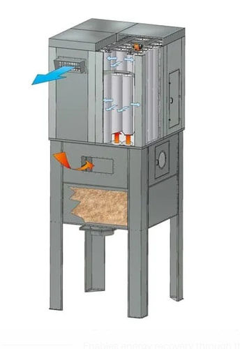 Unità di filtrazione a gravità - Mec SILO series - CORAL - ad aria / per polveri / modulare