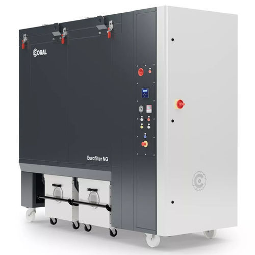 Depolveratore a maniche - Eurofilter NG EU EN 16770 series - CORAL - a pulizia meccanica / autopulente / ad alto rendimento