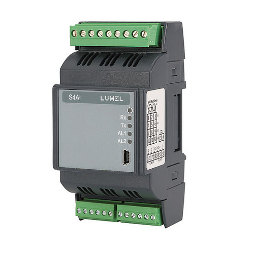 Modulo di ingresso analogico - S4AI  - LUMEL - USB / RS-485 / Modbus