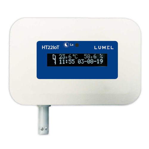 Data logger di temperatura - HT22IoT - LUMEL - di umidità / CO2 / Modbus