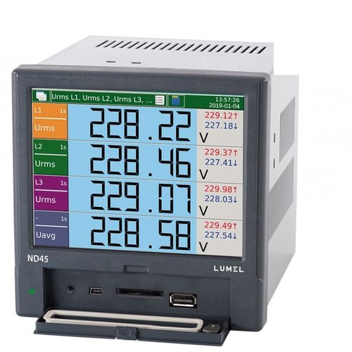 Registratore analogico - ND45 - LUMEL - di corrente / di energia / per rete