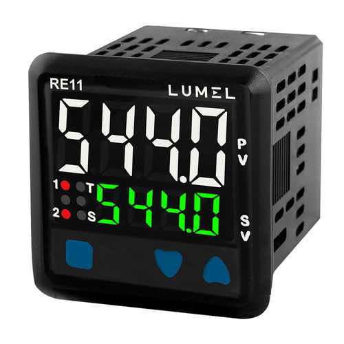 Controllore di temperatura a LED - RE11 - LUMEL - a doppio display / PID / IP50