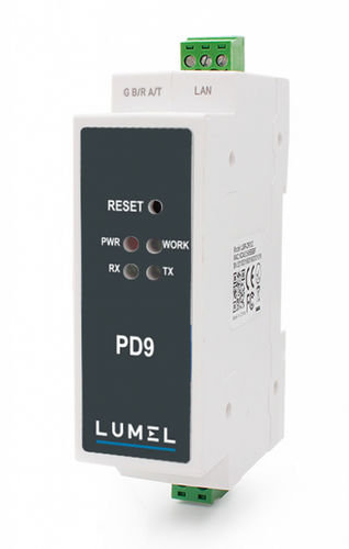 Convertitore di protocolli - PD9 - LUMEL - di temperatura / Ethernet / RS-485