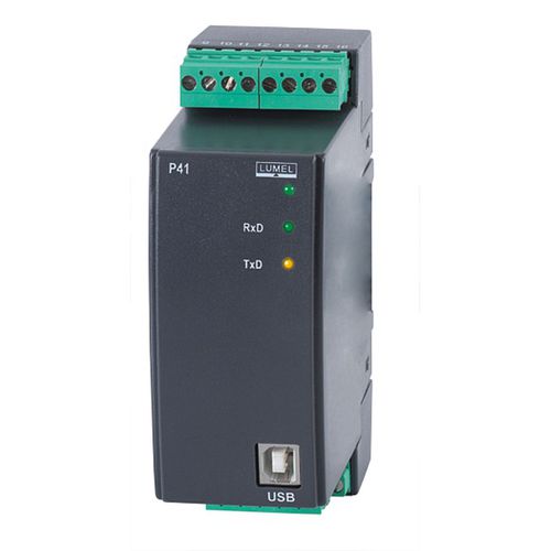 Trasduttore di potenza su guida DIN - P41 - LUMEL - monofase
