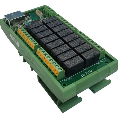 Modulo I/O digitale - IA-2116-U - Intelligent-Appliance - USB / 16 canali / per montaggio su guida DIN