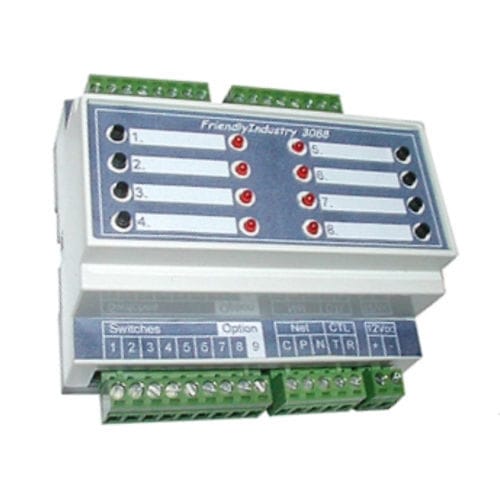 Modulo I/O digitale - IA-3088-2 - Intelligent-Appliance - RS-485 / RS-232 / 8 ingressi digitali