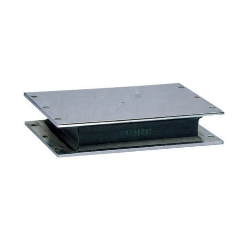 Supporto antivibrazione rettangolare - SANDWICH - Hutchinson Precision Sealing Systems - in elastomero / in metallo / in elastomero
