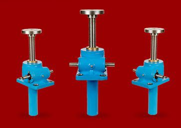 Martinetto meccanico a vite trapezia - MWJ series - Gears and Gear Drives (India) Pvt. Ltd - a vite traslante / in alluminio / in lega di acciaio