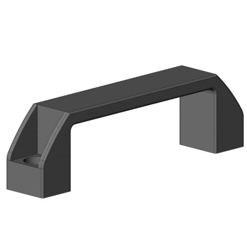 Impugnatura staffa - 2120 A series - TecEnMa GmbH - per porta / in alluminio / in profilato di alluminio