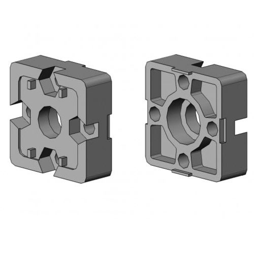 Connettore di profili in alluminio - 4201 AL - EL 01 series - TecEnMa GmbH - stampato a pressione