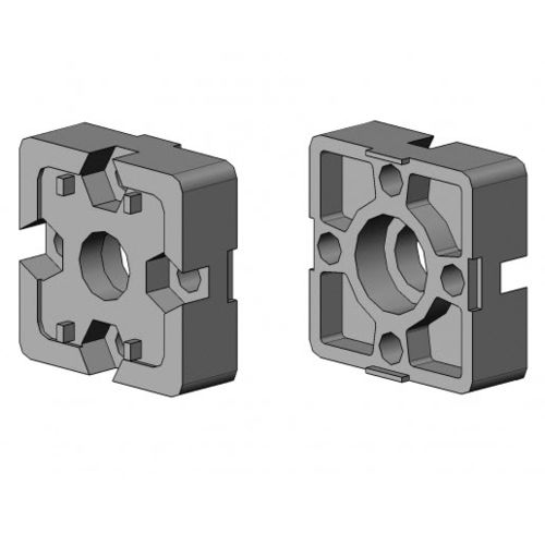 Connettore di profili in alluminio - 4202 AL - EL 01 series - TecEnMa GmbH - stampato a pressione