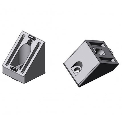 Connettore di profili in alluminio - 4410 A 44 SI 01 series - TecEnMa GmbH - stampato a pressione
