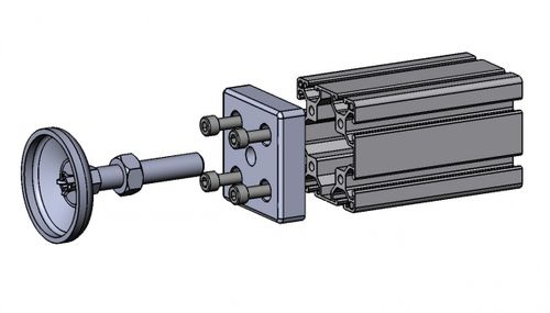 Piastra d'appoggio in alluminio - 1220 A series - TecEnMa GmbH