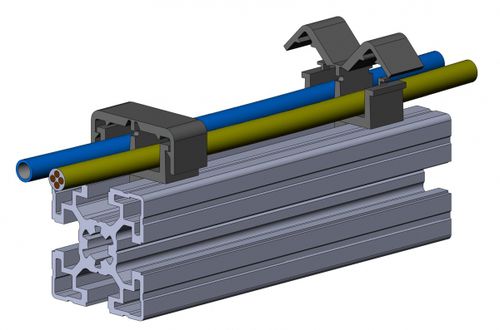 Supporto di montaggio per fascetta di cablaggio a scatto - 6334 K 02 SW 01 series - TecEnMa GmbH - in poliammide