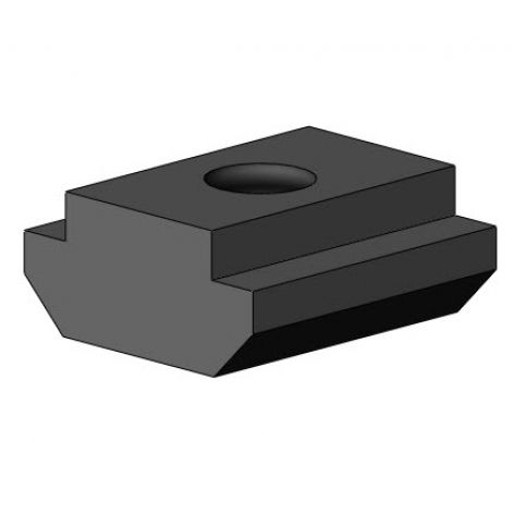 Dado a T - 3006 S 0x VZ 01 - TecEnMa GmbH - in acciaio zincato / per assemblaggio di profilati