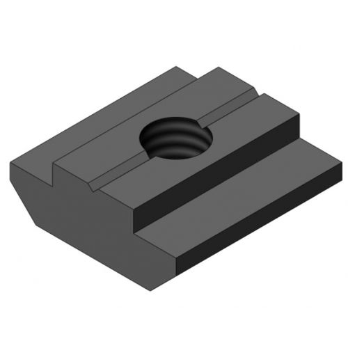 Dado a T - 3008 S 0x VZ 01 - TecEnMa GmbH - in acciaio zincato / per assemblaggio di profilati