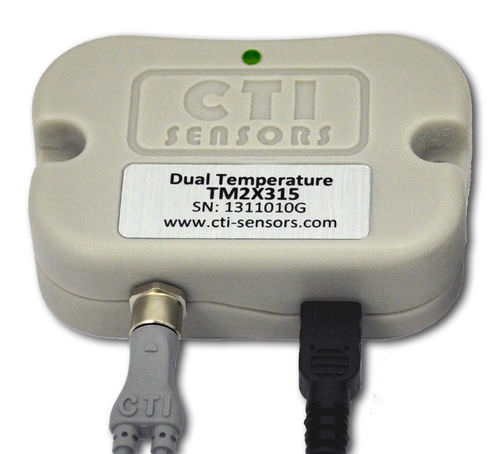 Trasmettitore di temperatura a 2 canali - CTI Inc - USB / con registratore di dati integrato / di processo