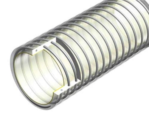 Tubo flessibile per acqua - FLEXACIER 05 PU - Gap Plastomere - per prodotto abrasivo / in PVC / in poliestere