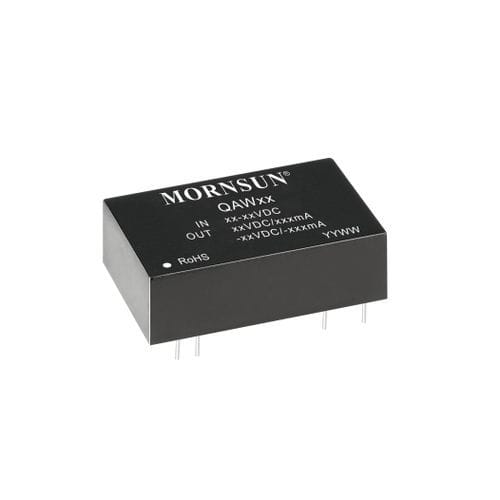 Convertitore DC/DC isolato - QAW - MORNSUN Guangzhou Science & Technology Co.,Ltd. - regolato / range di tensione di ingresso 2:1 / di potenza