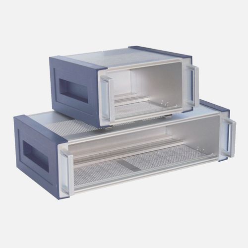 Contenitore da ufficio - Gie-Tec GmbH - 3U / rettangolare / in profilato di alluminio