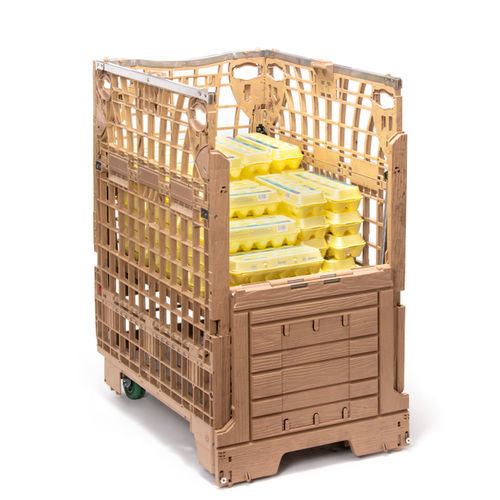 Cassa-pallet in polipropilene - Bin 109 - Tosca - in legno / di stoccaggio / da trasporto