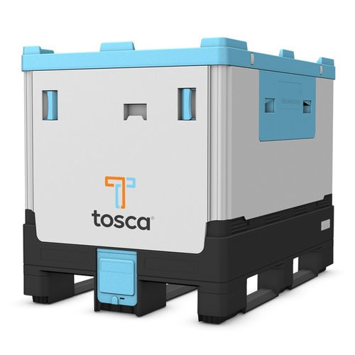 Cassa-pallet in PP - Superior Hybrid 500 - Tosca - in acciaio / multitasche / per movimentazione