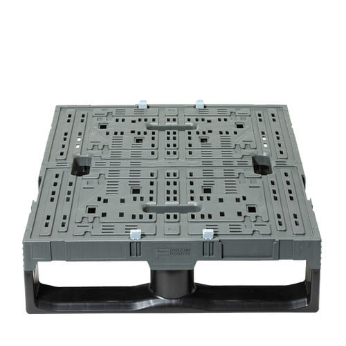 Semi-pallet in plastica - 1/2 - Tosca - da trasporto / di stoccaggio / incastrabile