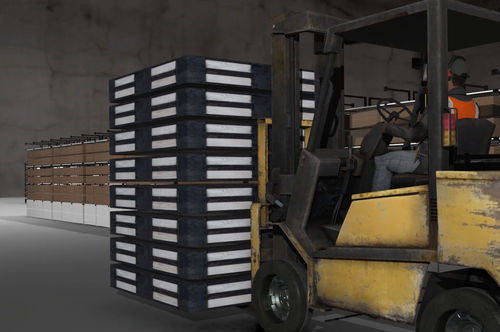 Sistema di sicurezza per carrello elevatore - ECHOguard - Sicherheitssysteme Zimmermann GmbH - per zone pericolose / per macchine / per rilevamento delle persone
