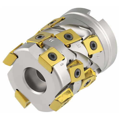 Fresa a riccio - MultiEdge T90 PRO4 - LMT Tools - tangenziale / ad inserti amovibili / di sgrossatura