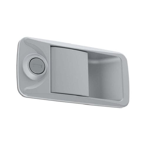 Impugnatura concava - 030-7100 - TriMark - per porta / stampaggio a pressione in zinco / rettangolare
