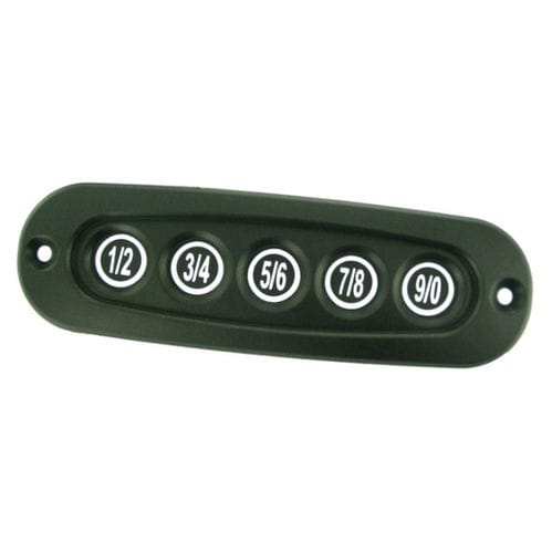 Tastiera numerica 5 tasti - 540-0100 - TriMark - ad incastro / robusta / per controllo accessi