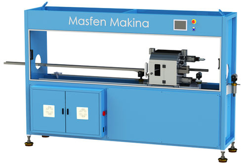 Sega circolare - PIPE CUTTER - Masfen Makina - automatica / a taglio longitudinale / per linea di estrusione