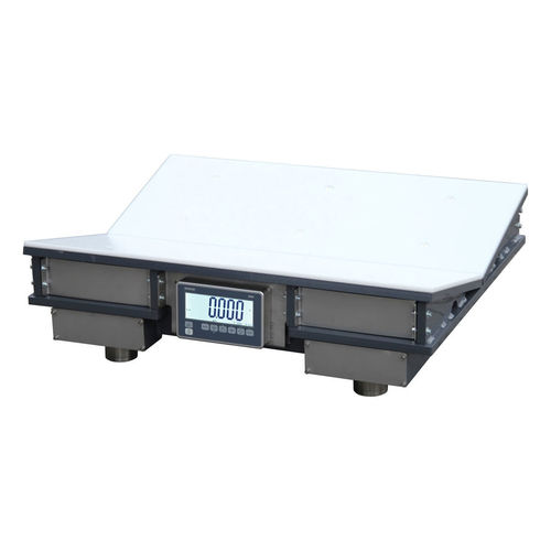 Bilancia a piattaforma - SCW series  - Bosche GmbH & Co. KG - con display LCD / per bobina