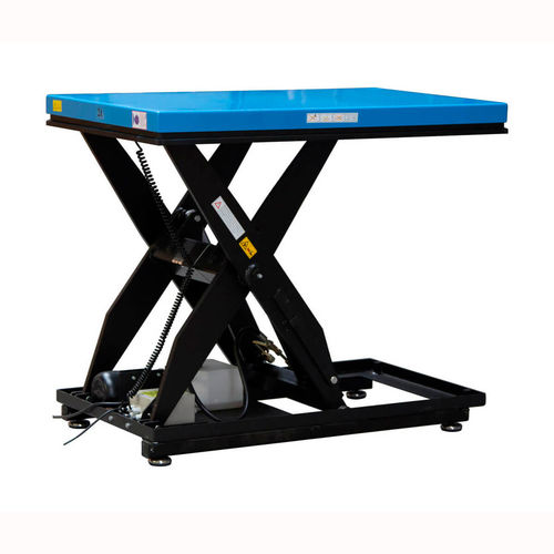Tavola elevatrice a forbice - HTWE series - Bosche GmbH & Co. KG - elettrica / mobile / con bilancia integrata