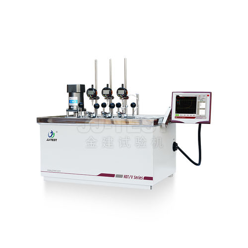 Strumento per la determinazione del punto Vicat per temperatura di inflessione (HDT) - HDT/V-2203 - JJ-TEST Chengde Jinjian Testing Instrument Co.,Ltd - punto Vicat / automatizzato