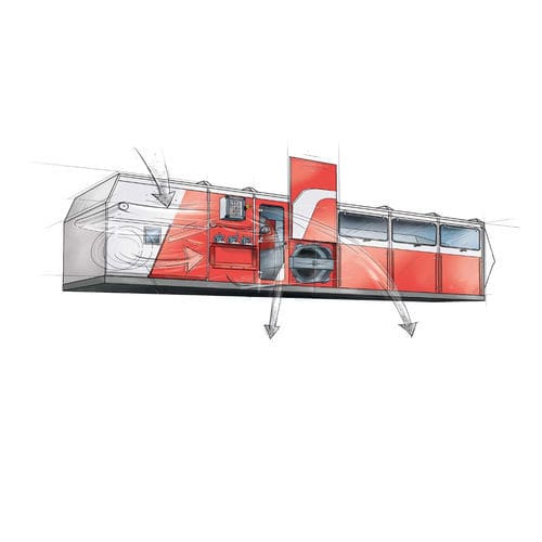 Separatore ad aria - AirStar® - westeria - a tamburo / a nastro / per trattamento di acque reflue