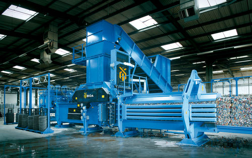 Pressa imballatrice per rifiuti - D225 series - BOA RECYCLING EQUIPMENT BV - per tessili / per legno / orizzontale