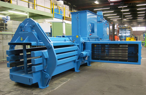 Pressa imballatrice per cartone - CONTINETTE II - BOA RECYCLING EQUIPMENT BV - per carta / orizzontale / a canale