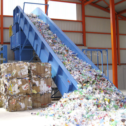Trasportatore a nastro - PMB - BOA RECYCLING EQUIPMENT BV - per rifiuti / per l'industria del riciclaggio / a piatti