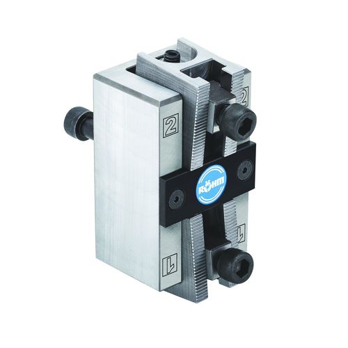 Mandrino di tornitura a pinza - GF - RÖHM GmbH - automatico / 2 ganasce / per pezzi da lavorare