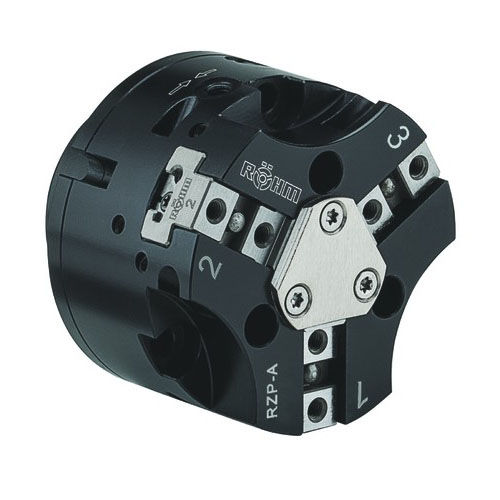 Pinza di presa pneumatica - RZP-A 64 - RÖHM GmbH - angolare / a 3 griffe / per movimentazione