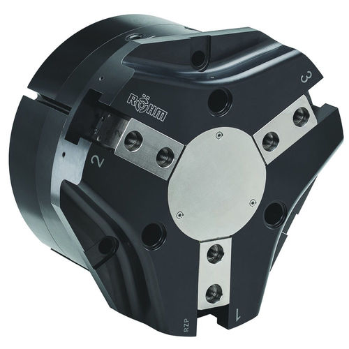 Pinza di presa pneumatica - RZP-240 - RÖHM GmbH - angolare / a 3 griffe / per movimentazione