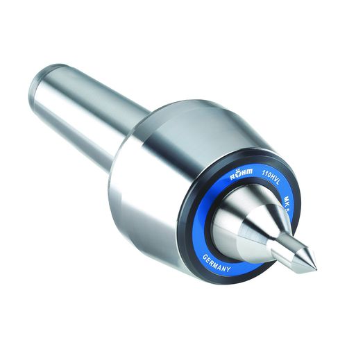 Contropunta girevole - HVLN Pro - RÖHM GmbH - con punta allungata e profilata / per tornio / per rettificatrice