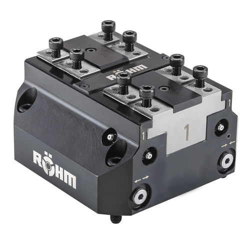 Morsa per macchina utensile - KZS-H - RÖHM GmbH - ad azionamento idraulico / pneumatica / compatta