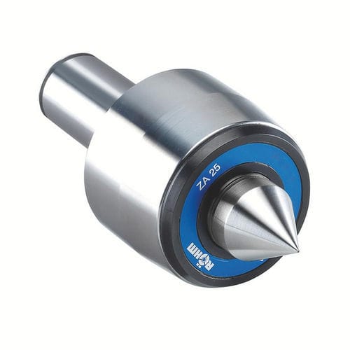 Contropunta girevole - HZA Pro - RÖHM GmbH - con punta allungata e profilata / per tornio / per rettificatrice