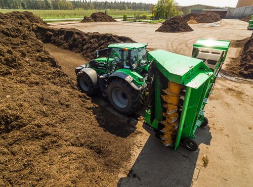 Rivoltatrice di compostaggio - TBU 3P series - HANTSCH SAS