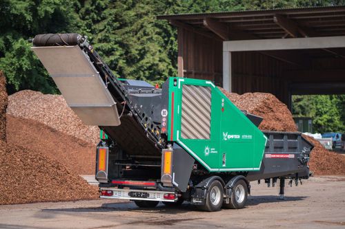 Trituratore primario - AXTOR series - HANTSCH SAS - monoalbero / per legno / compatto