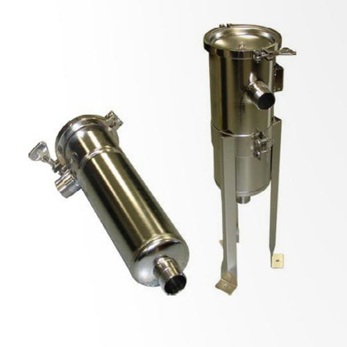 Carter per filtro monosacco - EPC series - HIFI FILTER France - per liquido / in acciaio inossidabile